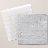 Merry Melody 3 D Embossing Folder